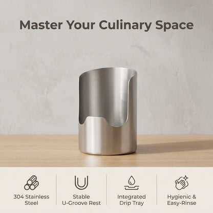 🥣 Stainless Steel Utensil & Lid Organizer