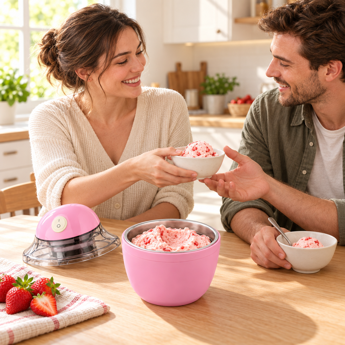 🍦 Creamify™ Homemade Ice Cream Maker Cup – Make Your Favorite Flavors at Home