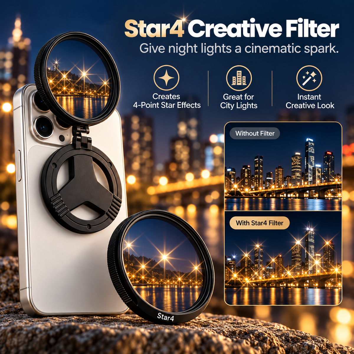 ❤️ MagSafe Camera Filter Kit – Pro Photo & Video Effects