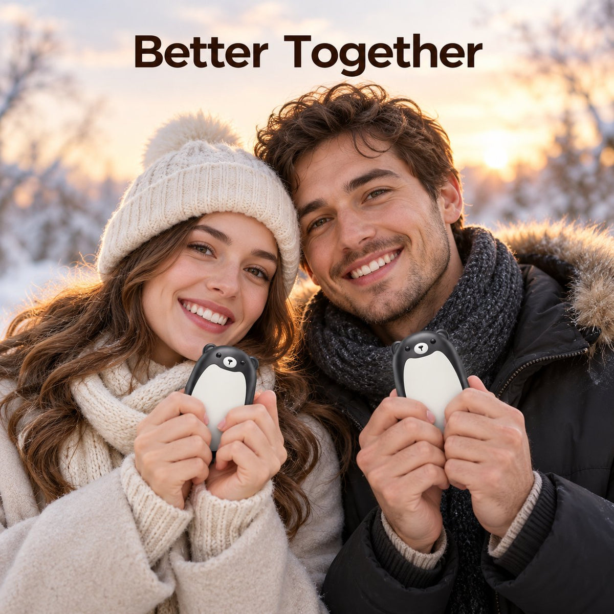 2-in-1 Magnetic Bear Hand Warmers