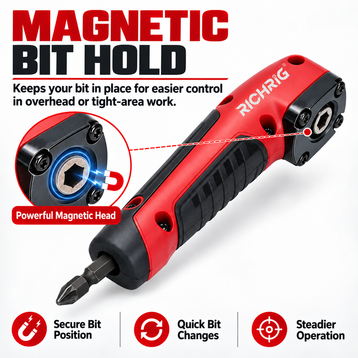 90° Right Angle Drill Adapter – Reach Screws in Tight Spaces