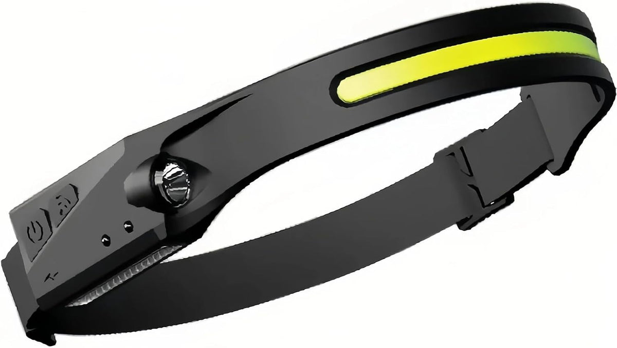 Led headlamp rechargeable 230° Wide Beam Motion Sensor Head Light for Adults