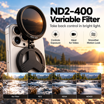 ❤️ MagSafe Camera Filter Kit – Pro Photo & Video Effects
