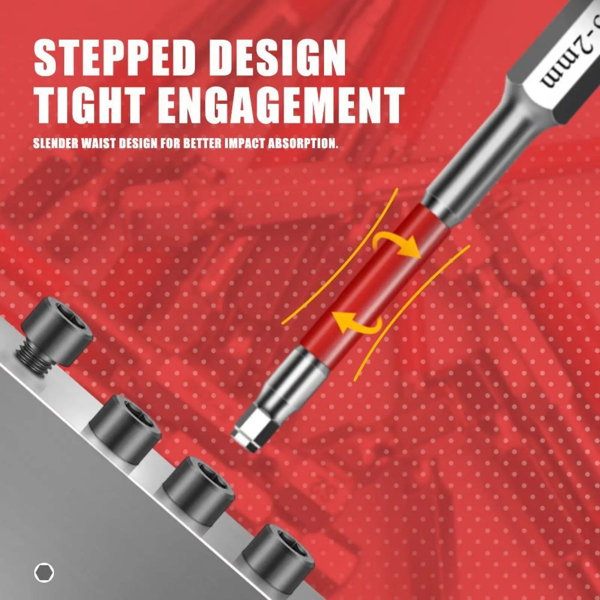 6-Piece Magnetic Hex Driver Bit Set
