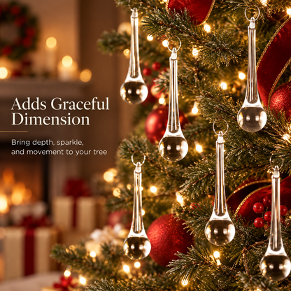 ✨ Crystal-Style Hanging Drops – Tree, Wreath, Chandelier & Holiday Decor