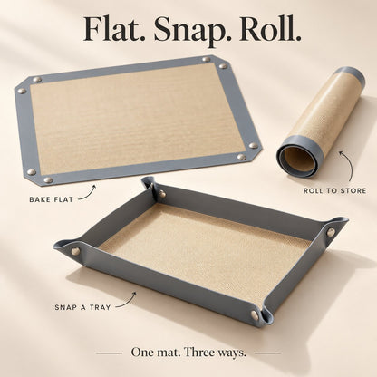 🧩 Snap-Corner Baking Mat 🍪