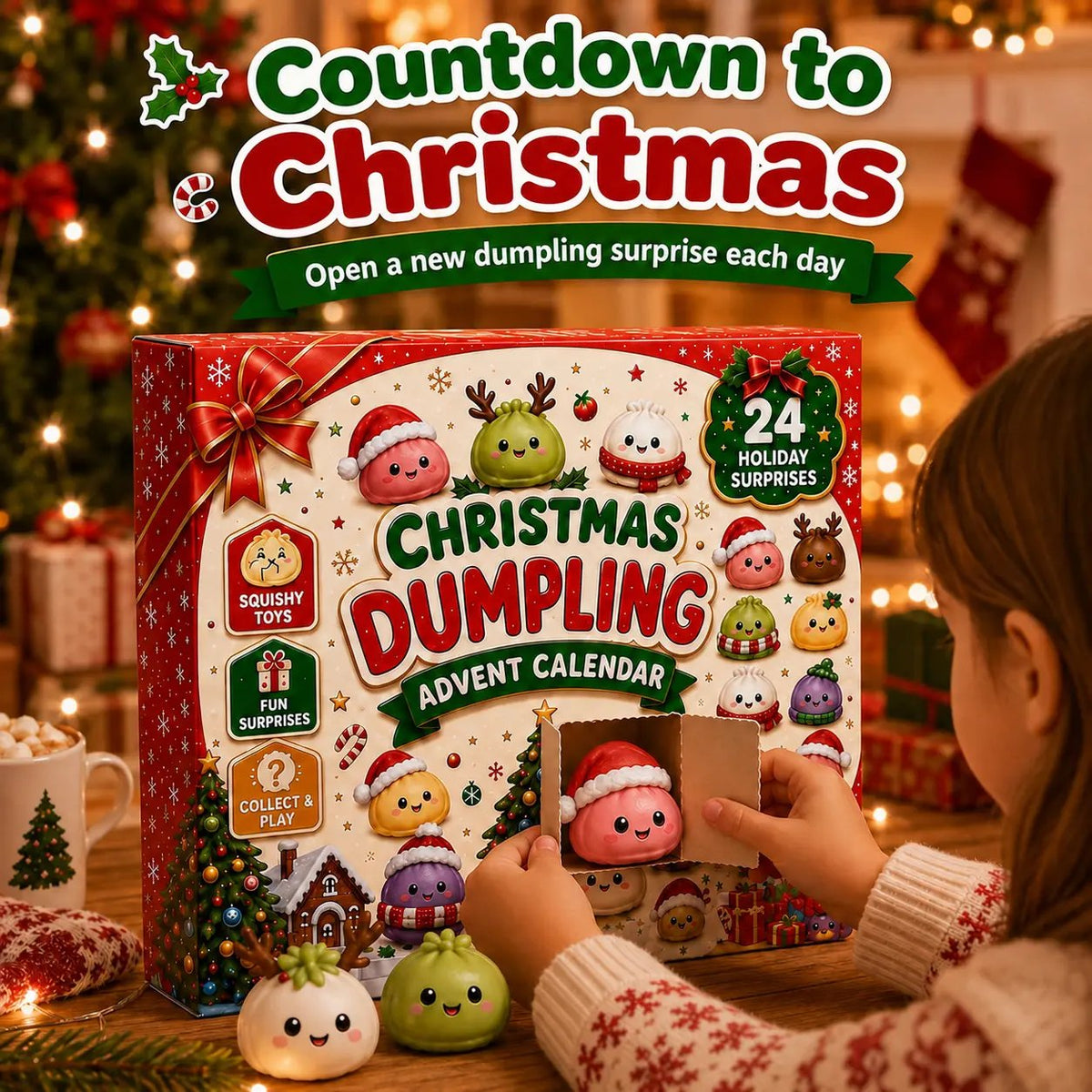 24 Days of Squishy Christmas Surprises 🎄