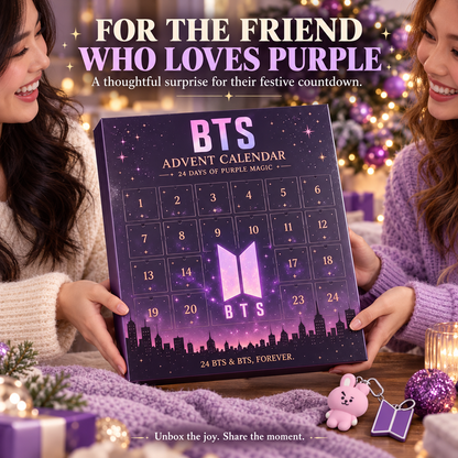 💜 24-Day Purple Surprise Advent Calendar – A Little Holiday Joy Behind Every Door