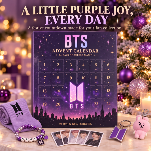 💜 24-Day Purple Surprise Advent Calendar – A Little Holiday Joy Behind Every Door