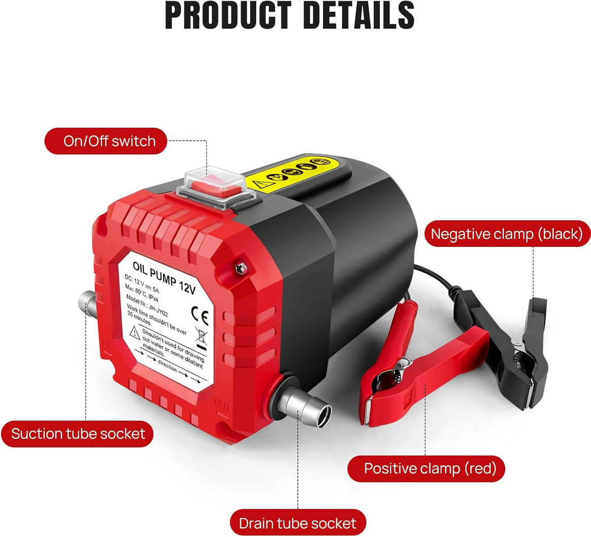 💪Fall Sale 50% OFF🔥 | 12V Portable Oil Extractor Pump – Easier DIY Oil Changes