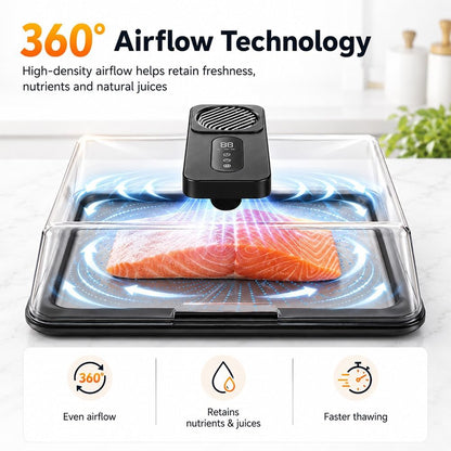Meat Defroster Machine, 2026 Upgrade Electric Food Defrosting Box