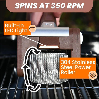 Rechargeable Cordless Electric Grill Cleaner