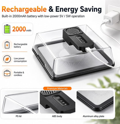 Meat Defroster Machine, 2026 Upgrade Electric Food Defrosting Box