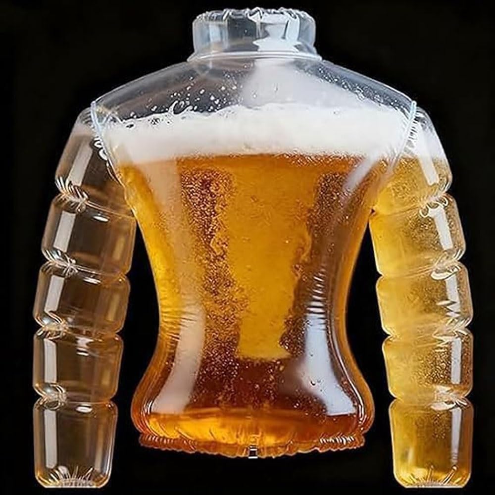 Beer liquid style jacket back view