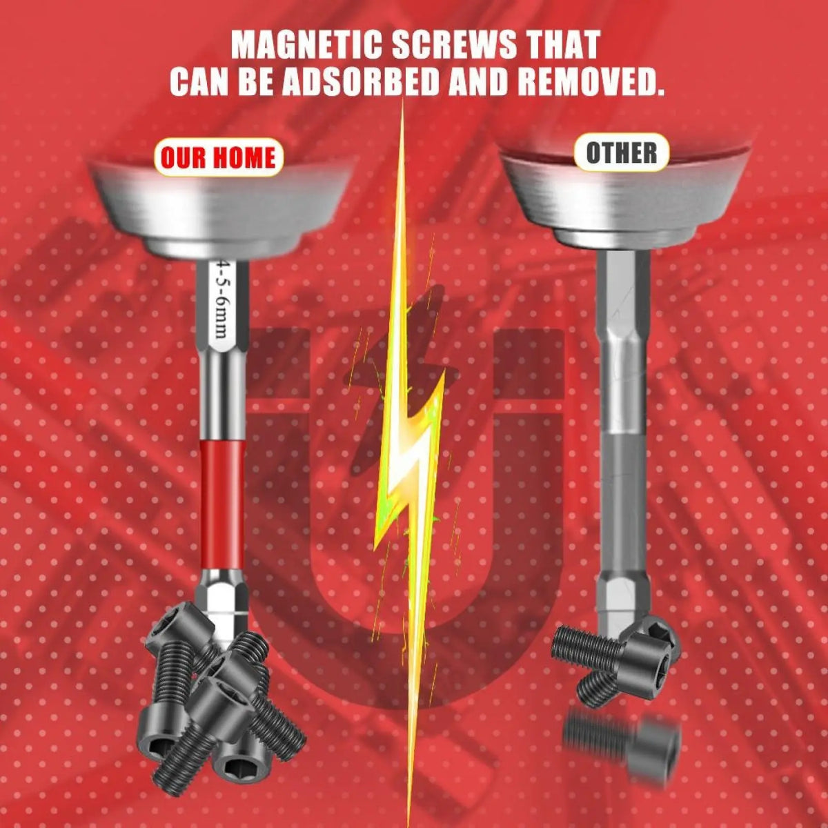 6-Piece Magnetic Hex Driver Bit Set