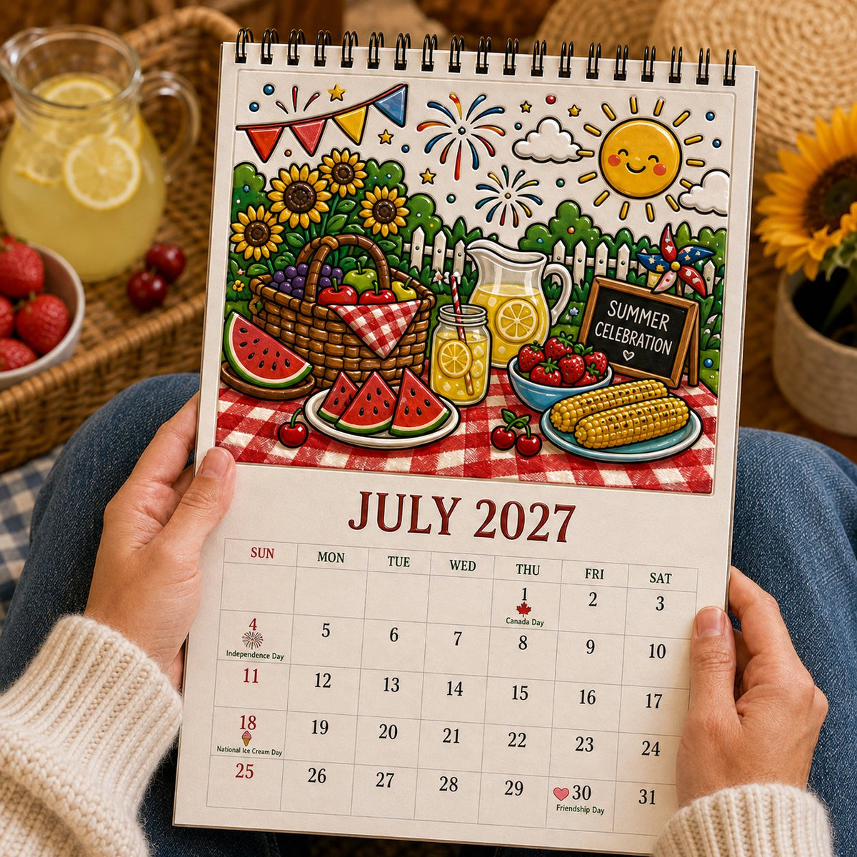 🎨Color The Year 2027: Trace-By-Groove Creative Calendar📅
