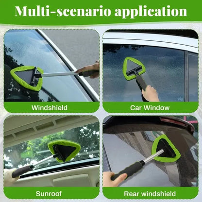 🪟9 PCS Car Window Cleaner Kit Extendable Handle Windshield Cleaning Tool