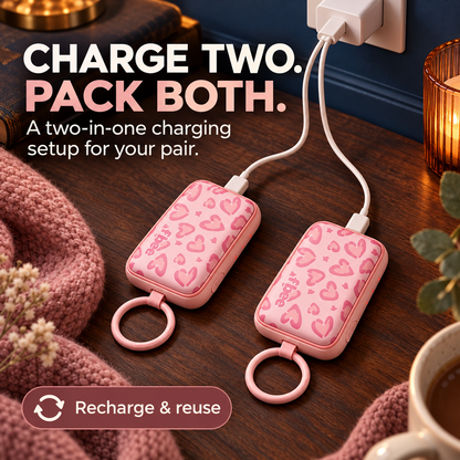 🔥🎁Rechargeable Hand Warmers with Carrying Rings