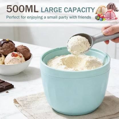📦Free Shipping🎁Mini Homemade Ice Cream Maker 🍦 Personal Frozen Dessert Machine