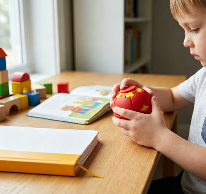 Magic Squishy Spinning Ball – Press-to-Spin Pocket Fidget Toy