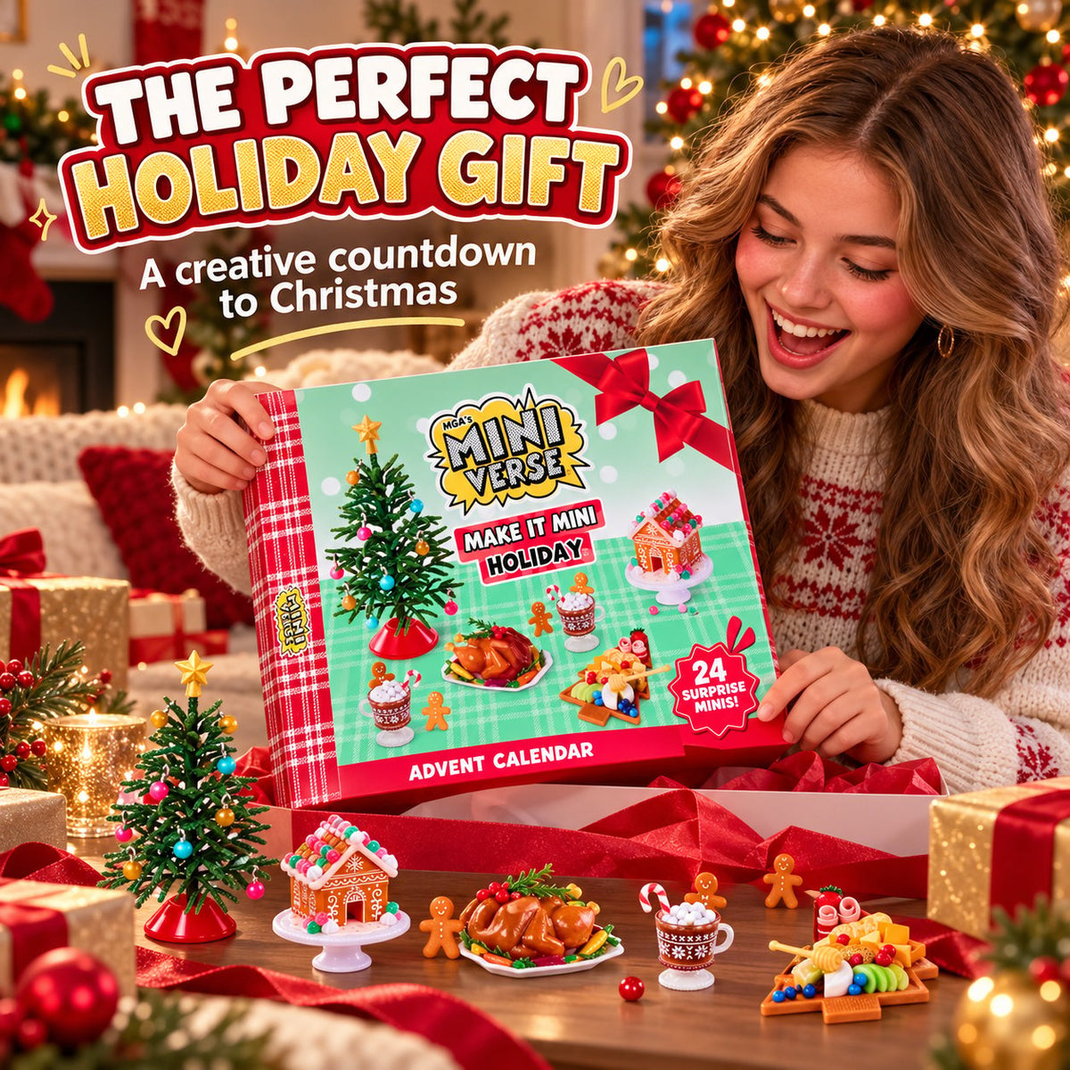 🎄 24-Day Holiday Miniature Advent Calendar | Craft Your Magic