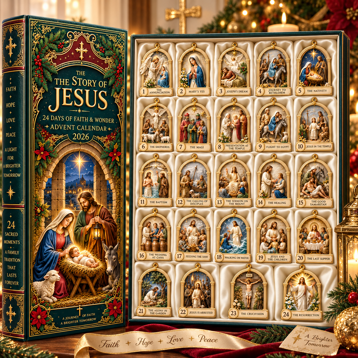 Complete collection of Story of Jesus biblical scene miniatures