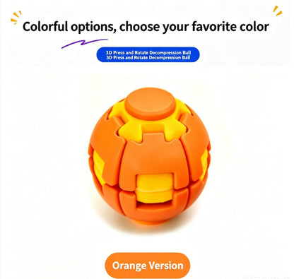 Magic Squishy Spinning Ball – Press-to-Spin Pocket Fidget Toy