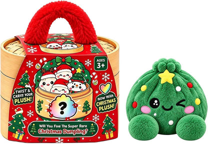 🌈Cute Plush StuffedDumpling Squishies, BigRainbow Squishes withSteamer🥟🎁