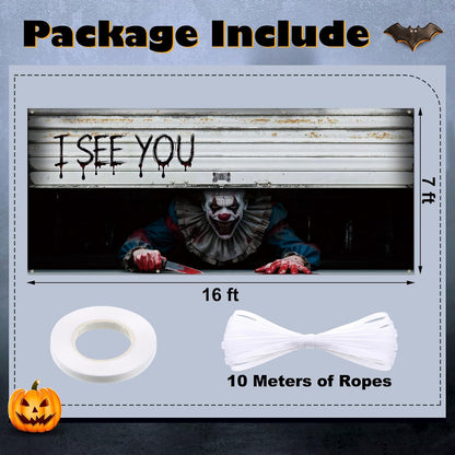 🎃Halloween Garage Door Cover Decoration