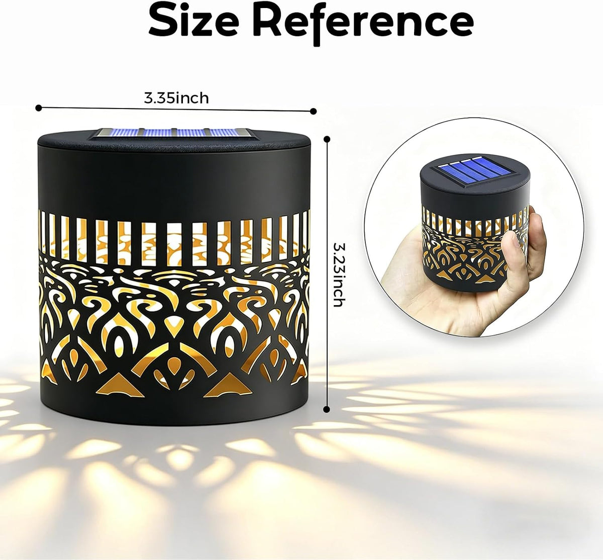 ✨🤩2026 New Decorative Solar Fence Light – Mandala-Themed LED Fence Light