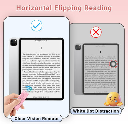 📱 Bluetooth Scrolling Remote & Phone Stand – Page Turner & Camera Shutter
