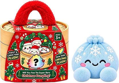 🌈Cute Plush StuffedDumpling Squishies, BigRainbow Squishes withSteamer🥟🎁