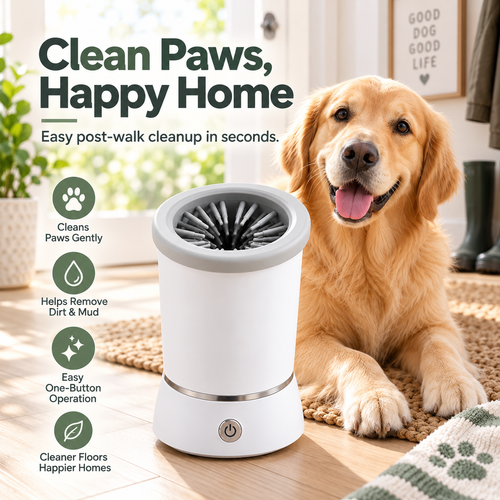 🐾Automatic Dog PawCleaner, Electric PawWasher for Dogs