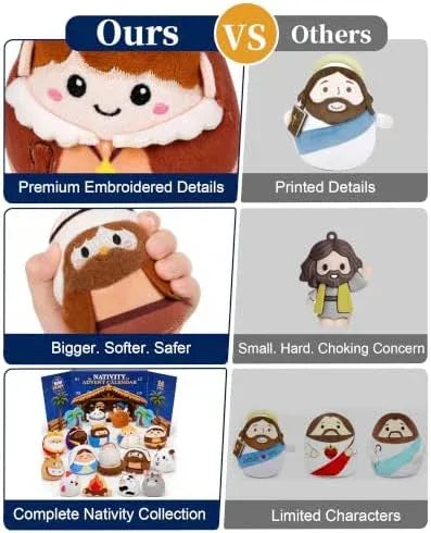 Original second comparison image showing Nativity plush details
