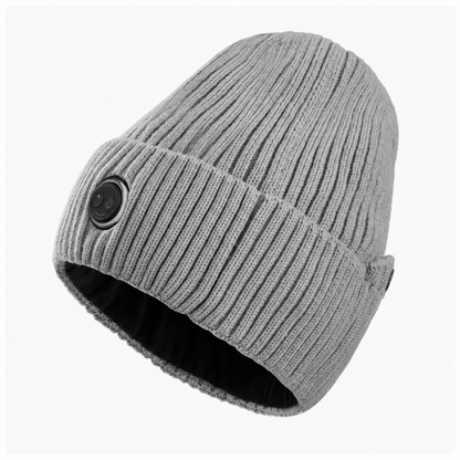 🔥ThermoBeanie™ Rechargeable Heated Beanie – 3 Heat Settings, 5000mAh Battery & USB-C Charging