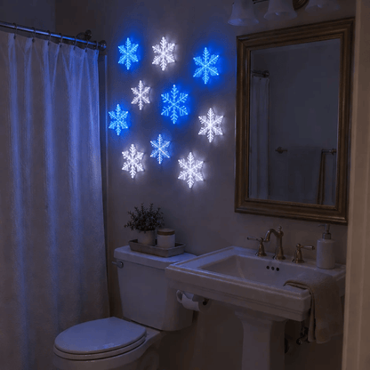 ❄️LED Snowflake Wall Set