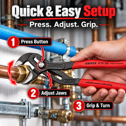 🔧10 in. Cobra® Water Pump Pliers