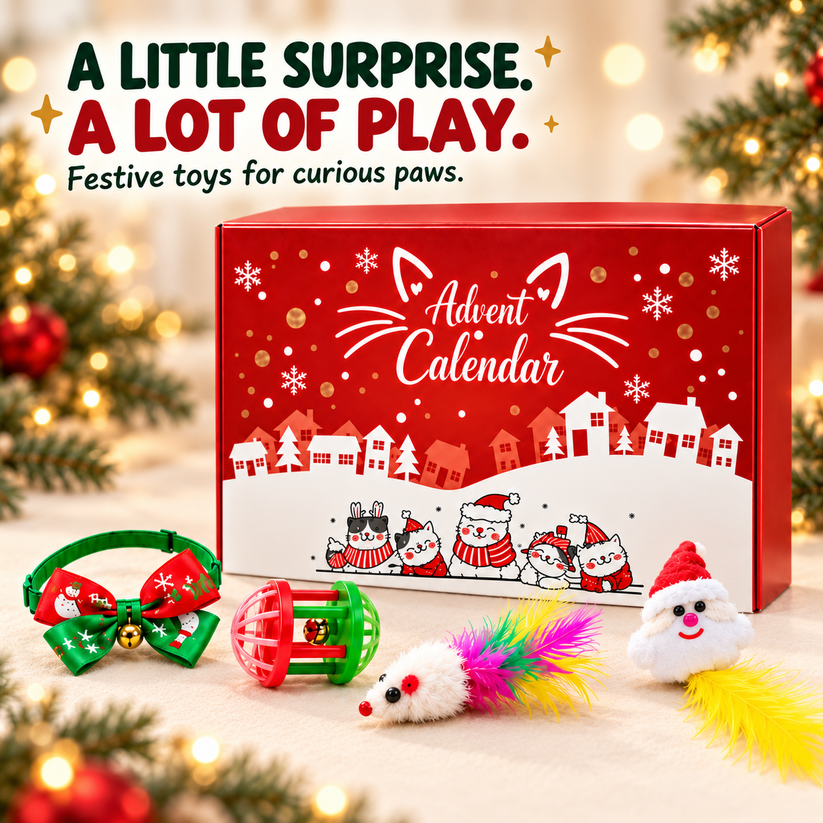 A Little Surprise. A Lot of Play. Christmas Cat Advent Calendar