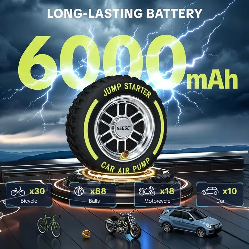 Electric Portable Tire Inflator