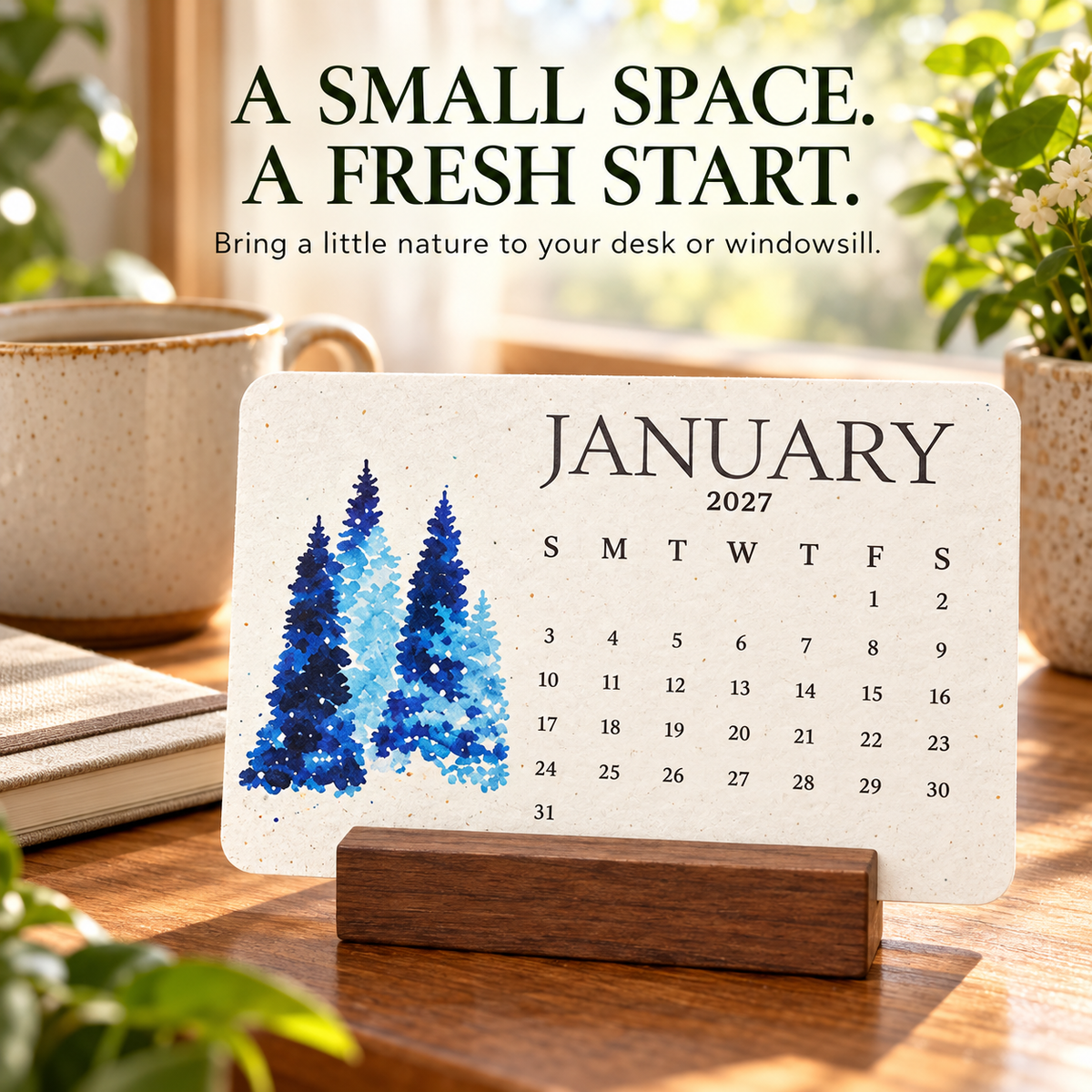 ✨Early Holiday Sale 49% OFF🌱Eco-Friendly Plantable “Timeless” Seed Calendar 2027📆