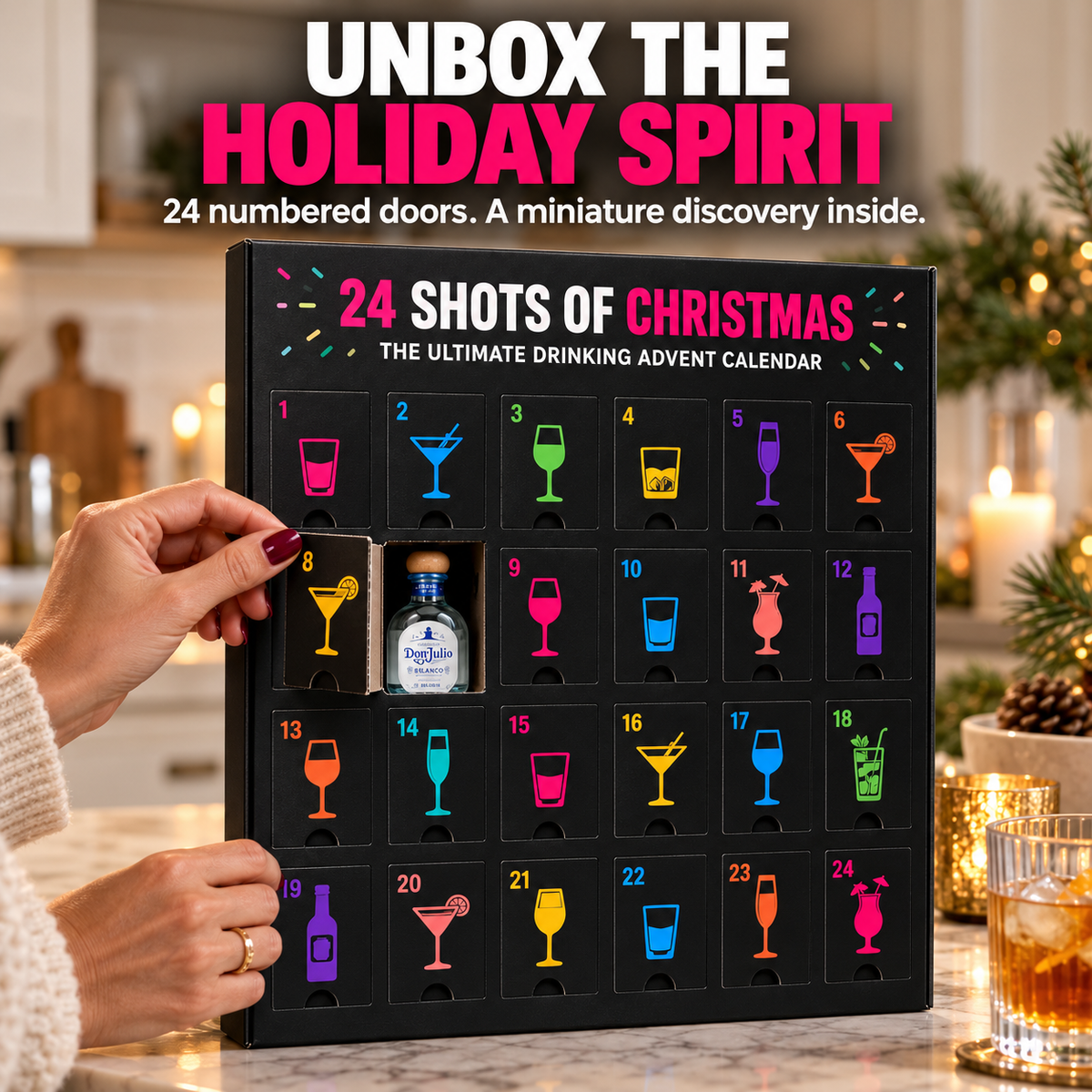🎄24 Shots Of Christmas - A Holiday Surprise Behind Every Door