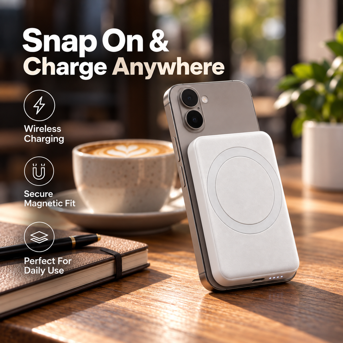 Powerbank 10000mAh + Porte-Cartes Gratuit
