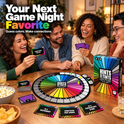 🎨 Hints and Tints – Creative Color Guessing Party Board Game for Family & Friends