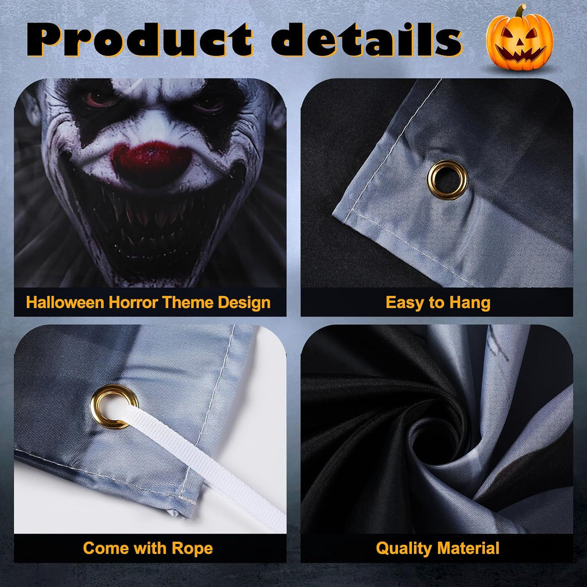 🎃Halloween Garage Door Cover Decoration