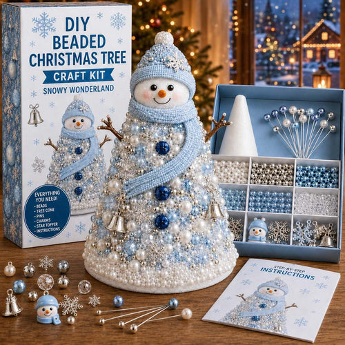 Beaded Christmas Tree Kit，Christmas - Snowman