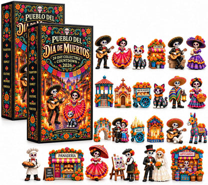 Pueblo del Día de Muertos 2026, Day of the Dead Advent Calendar