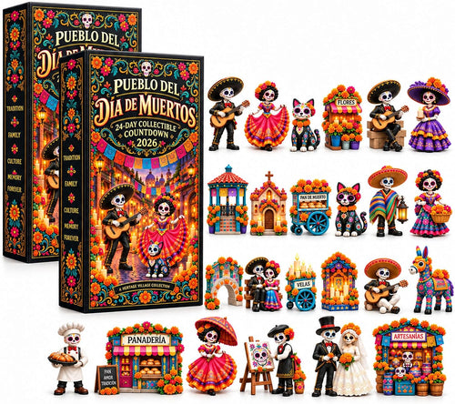 Pueblo del Día de Muertos 2026, Day of the Dead Advent Calendar