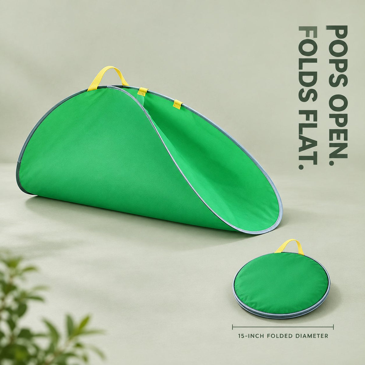 🍂 Pop-Up Leaf Collection Tent [Anti-Spill Design] - Rake Smarter, Not Harder