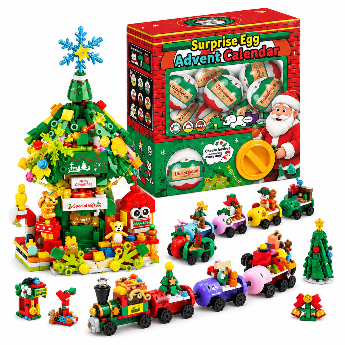 🎅 2026 Christmas Capsule Building Blocks, Surprise Mini Building Set