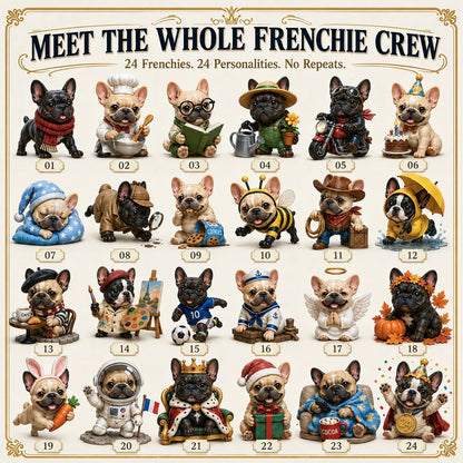 ⏳ Last Day 49% OFF – 🐶 24-Day French Bulldog Christmas Advent Calendar 🎄✨